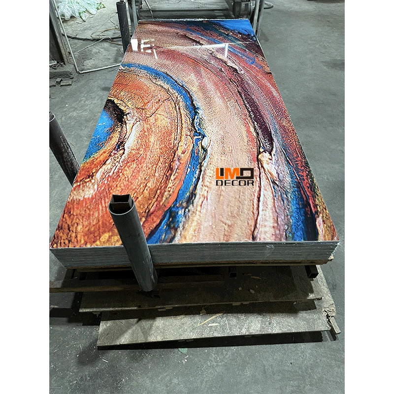 3D deska UV panelu PVC